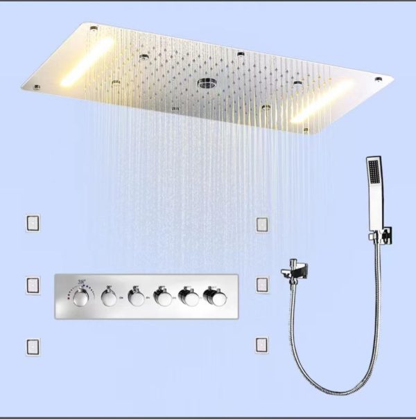 Light Golden Luxury Multiple Shower Set