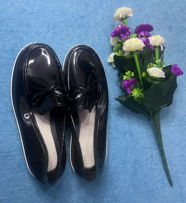 Stylish Black Rubber Shoe