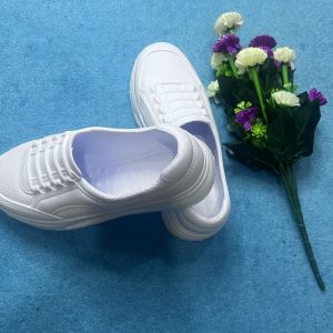 White Rubber Sneakers