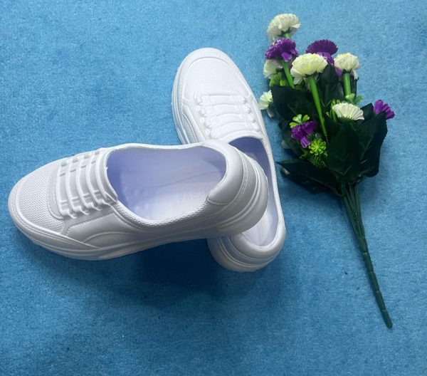 White Rubber Sneakers